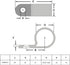 Hicarer 50 Pack R-Type Cable Clip Wire Clamp, Nylon Fastener Clips with Screws for Wire Management