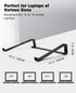 Thibault Aluminum Laptop Stand for Desk - Ergonomic Cooling Design for MacBook Air Pro, Easy Assembly