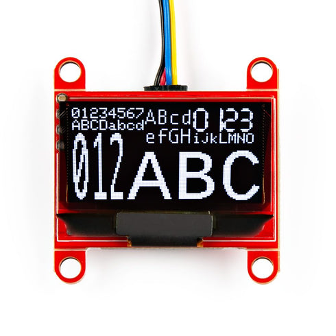 SparkFun Qwiic OLED - (1.3in., 128x64) Horizontal Qwiic connectors, Supply Voltage: 3.0-3.3V