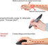 lychee Wireless Optical Pocket Pen Mouse, 2.4GHz USB Wireless Optical Mouse for PC Laptop Notebook Computer - Blue