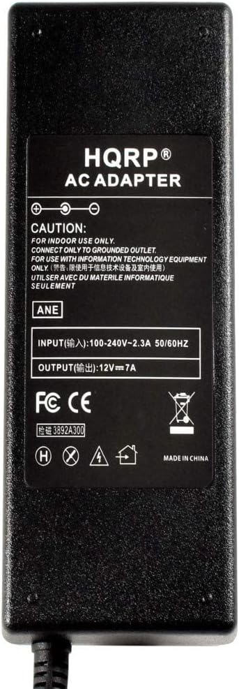 HQRP Powerful 84W Car Charger Converter 120V AC to 12V DC Adapter for Engel Portable Refrigerator-Freezer Model MD14F