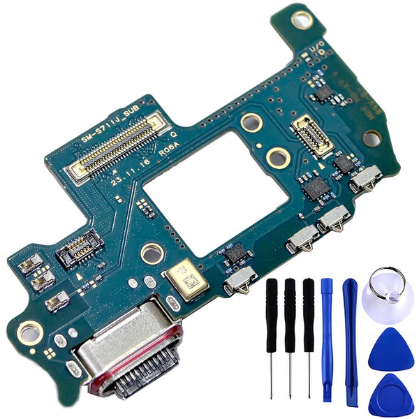 Galaxy S23 FE USB Charging Port Flex Cable Replacement, SM-S711U Type C Charger Dock Board for Samsung S23 FE