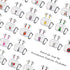 RockMax Cute Clear Case for AirPods 2nd Generation with Black Keychain and Pink Decal Stickers