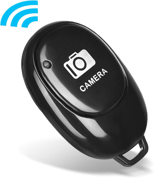 Wireless Camera Remote Shutter Control for iPhone & Android Phones, Portable Selfie Clicker for Photos and Videos