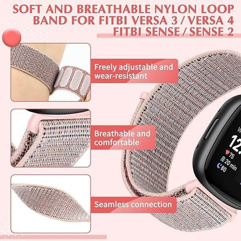 Smartwatch Band 22MM for IDW19, IDW16 - Nylon Adjustable Sport Stretchy Braided Solo Loop Strap