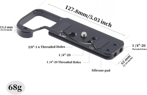 FocusFoto Z30, Z50 Quick Release Baseplate QR Plate Mount for Nikon Mirrorless Camera, Compatible with Arca-Swiss