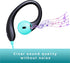 mucro R12 Sports Stereo Wired Earphones, Ear Hook Earbuds with Microphone, Half in Ear Type Over-Ear Buds Headphones