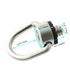 Stainless Steel D Ring Screw Holder, 1/4''-20 Thread Quick Release Wrist Strap for Tripod DSLR Cameras