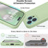 Vooii iPhone 15 Pro Case, Upgrade Defender Liquid Silicone, Shockproof with Enhanced Camera Protection, Matcha