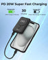 Vida IT 10000mAh Fast Wireless Portable Charger, Magnetic Power Bank for iPhone 15/14/13 Pro Max, Samsung Cell Phone,