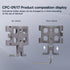 FANAUE CPC-09/17 Phone Mount - 17mm Ball for Garmin GPS Bracket & Motorcycle Bike Holder, Compatible 5.5-7"