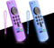 weishan 2-Pack Glowing Remote Cover, Silicone Protective Case with Lanyard, Glow Blue and