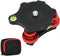 Ytvariw Camera Photography Tripod Leveler Tri-Wheel Leveling Base,Aluminum Alloy Bubble Level and 3/8