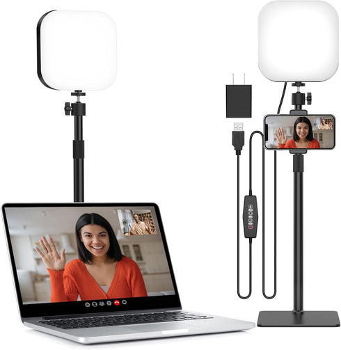 Video Conference Lighting, 180 LED Light with 3 Color & 5 Brightness for Online Meetings