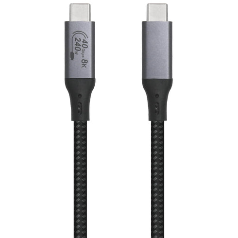 1-Foot USB4 Cable, Compatible with Thunderbolt 3/4 and USB-C, Supports 8K HD Display, 40gbps Data Transfer