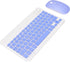 Keyboard and Mouse, Ultra Slim Bluetooth Combo, Rechargeable Portable Set for Laptop PC Cellphone