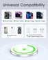 Apple Mag-Safe Charger 2 Pack, Magnetic Wireless Charger for iPhone 15/14/13/12, 15W Fast Charging Pad, Green