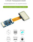 1.51inch 12864 4B/3B+/3A+ SPI/I2C Waveshare Transparent OLED Resolution Compatible with Raspberry Pi Embedded