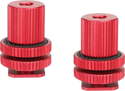 CAMVATE Camera Hot Shoe Mount to 1/4"-20 Female Thread Screw Adapter for