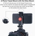 ULANZI ST-06 Camera Hot Shoe Phone Holder Flexible Phone Tripod Mount Adapter w Cold Shoe Mount for Microphone LED Light for DJI Ronin SC iPhone Samsung Canon Nikon DSLR Photography