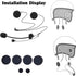 FreedConn Microphone Headphone Soft Cable Headset & Clip Accessory for T-COMVB and T-COMSC Series