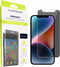 PureGear 2-Way Privacy Tempered Glass Screen Protector for iPhone 14 Plus, Touch Sensitive, Anti-fingerprint