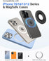 EWA MagOne Ultra (Ring Edition) Phone Grip Stand with Replaceable Metal Finger Ring, Removable Magnetic Ring Holder