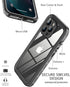 Design for iPhone 13 Pro Max Waterproof Case, Full Body Shockproof Dust Proof Phone Case Cover with Screen Protector -