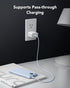 VRURC Portable Charger with Wall Plug, 10000mAh Power Bank, 22.5W Fast Charging, Slim Compact Battery Pack