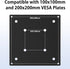 KOPKIO 32 55 inch 400x400mm VESA Mount Adapter Kit for Screens to LCD LED TVTV Wall Mount Bracket Adapter Conversion