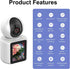 Two-Way Video Calling Camera, 2.8 inch HD Screen, 1080P Indoor Home Security Camera, Pet Camera