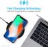 Apexan Fast Wireless Charger, Compatible for Apple iPhone 13/12/11/Pro/Pro Max/X/XS/8, Qi Fast 10W Charging Pad