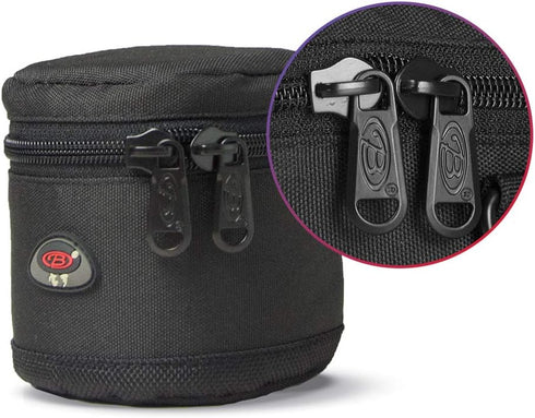 Camera Lens Case DSLR Bag Fits Canon EF 28mm f1.8, Nikon 35mm f1.8G, 50mm f1.8D, 50mm f1.4 and Other Lenses