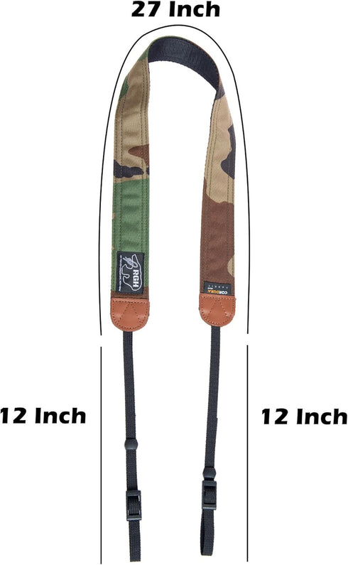 Rough Enough Durable DSLR Camera Neck Strap for Canon, Nikon, Sony Photographers