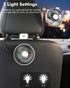 3 360 Hose Car Fan for Backseat Kids with Led Lights - USB Car Seat Fans for Baby - Independent Control Speeds Degree
