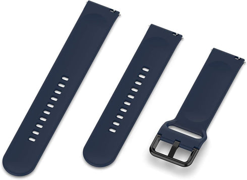 KOMI Compatible Galaxy Watch Band for Active 2, 20mm Soft Silicone Replacement Strap for 44mm 40mm