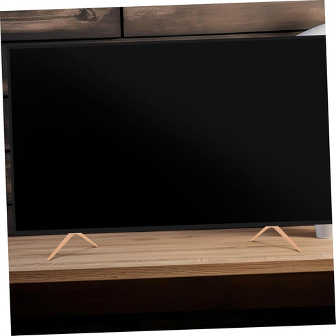 IMIKEYA 1pair Tabletop Tv Stand Mounting Brackets for Small Spaces Elegant Design for LCD Led Flat Screen Tvs Sturdy