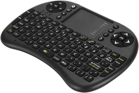 Cuifati Mini Keyboard Touch Keyboard, 2.4GHz 83 Keys Multifunction Ergonomical Mouse Remote Mini Keyboard