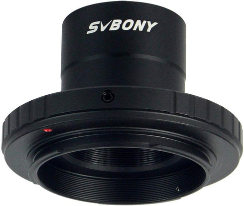 SVBONY Telescope Photo Adapter, T Adapter and T2 T Ring Adapter, 1.25 inch Compatible for Nikon Camera and Telescope