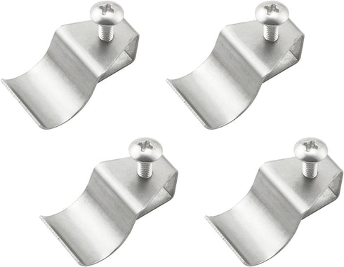 4PCS Vinyl Siding Clips Hooks, No-Hole Needed Outdoor Siding Screws Hanger for Blink Outdoor Camera Mount Home Security
