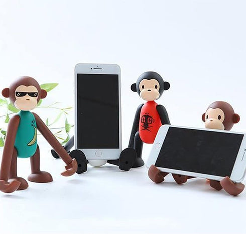 Cute Phone Stand for Desk, Adjustable Desk Phone Holder, Portable Phone Holder, Compatible for Smartphones and Tablets