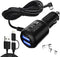 Dash Cam Charger 2024 Upgraded USB-C Car Charger with Dual USB Port, Compatible with Rexing, Byakov, AKASO, Crosstour,