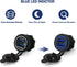 12V/24V 3.0 Dual USB Charger Socket with Touch Switch, Waterproof QC3.0 Fast Charger for Marine, Boat, Motorcycle