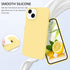 GUAGUA 13 6.1 Inch 13, Compatible with iPhone Case Liquid Silicone Soft Gel Rubber Slim Thin Microfiber Lining Cushion