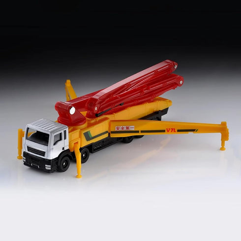 DAGIJIRD 1:100 Simulation Alloy Truck Model Concrete Pump Truck Model Engineering Vehicle Model