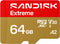 Sandisk 64GB Extreme microSD UHS-I Card - Up to 170MB/s Read Speed and