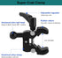 Phone Holder for Golf Cart/Microphone Stand, Fit for 3.5~7.5 inch Smartphones, 360° Adjustable Clip Mount