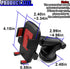 Tuxihapp 360 Car Phone Holder Mount, Rotatable Suction Cup Auto Smartphone Stand with Adjustable Long Arm, Universal