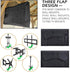 52-55 Inch 600D Outdoor TV Cover with Clear Scratch Resistant Front Flap + Bottom Cover, HOMEYA Weatherproof