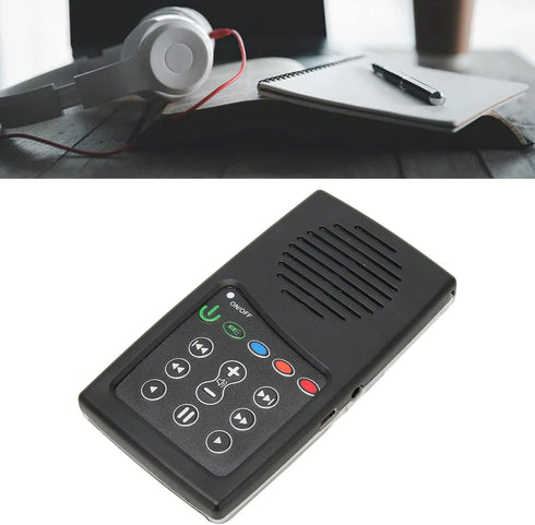 Cuifati 8G Portable Bible Player,Mini Portable Solar Powered Electronic Bible Audio Player Built in Capacity for Bible